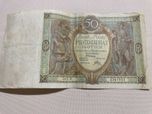 Banknot 50 zł z 1929r. seria EM
