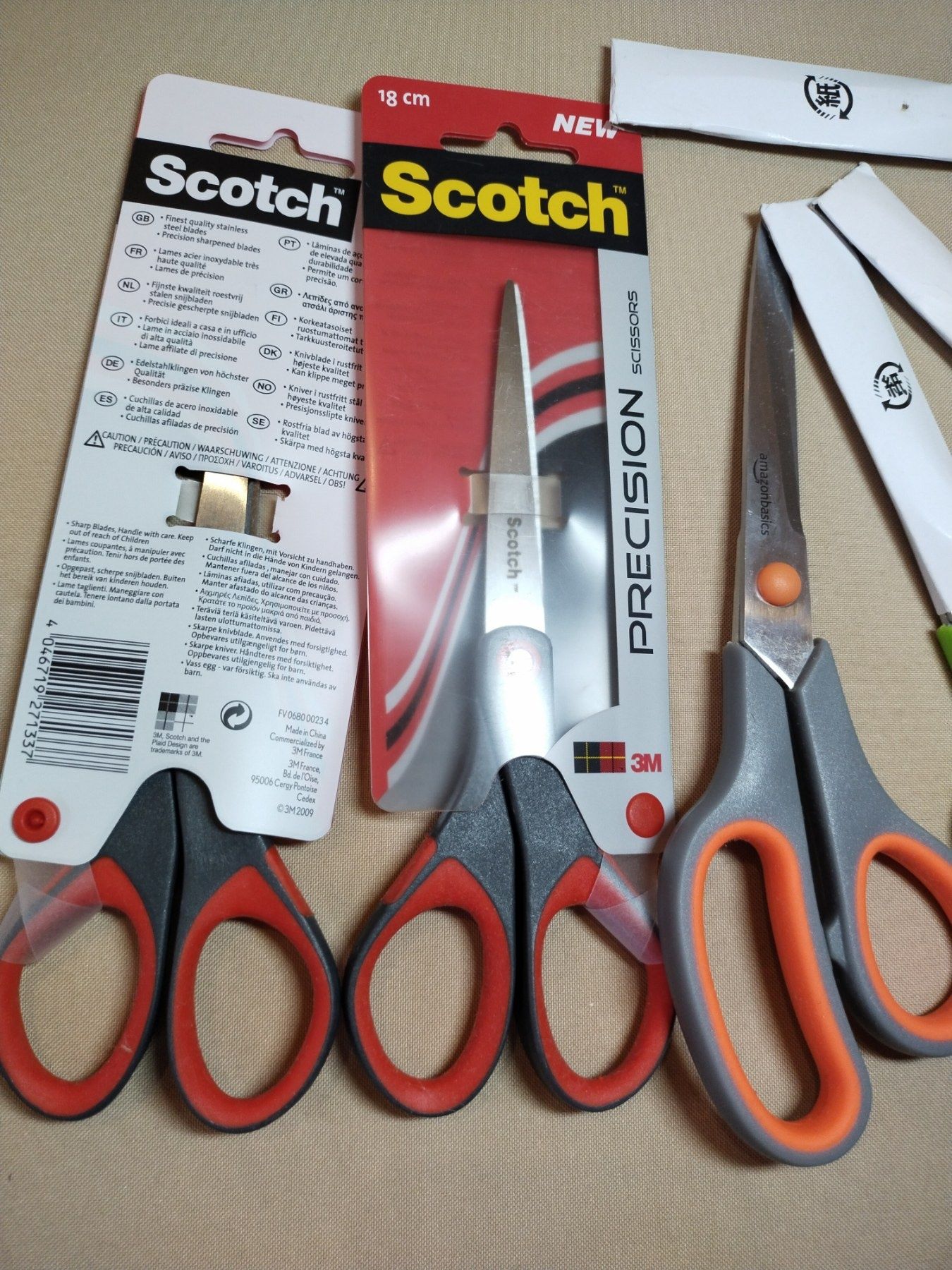Ножиці канцелярські 3 M Scotch/Amazon basics