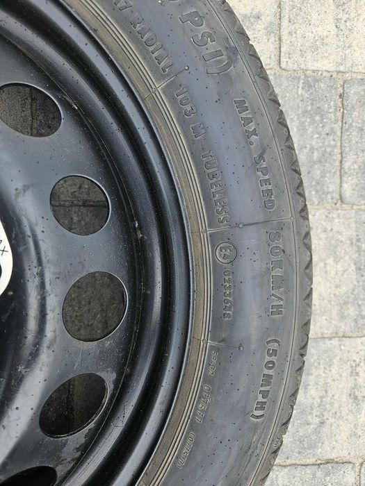 Koło dojazdowe zapasowe 17” 135/70 – 5x114.3