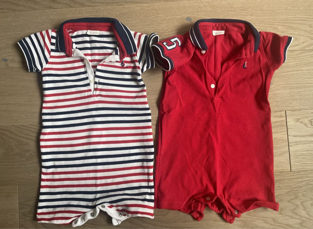 Next 2 x body na napy krotki rekaw 80-86