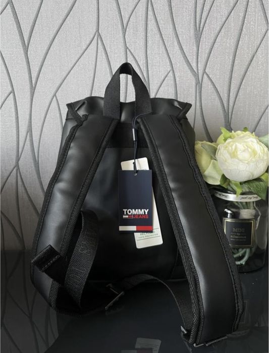 Рюкзак tommy jeans, черный рюкзак tommy jeans AW0AW12561.9BYY