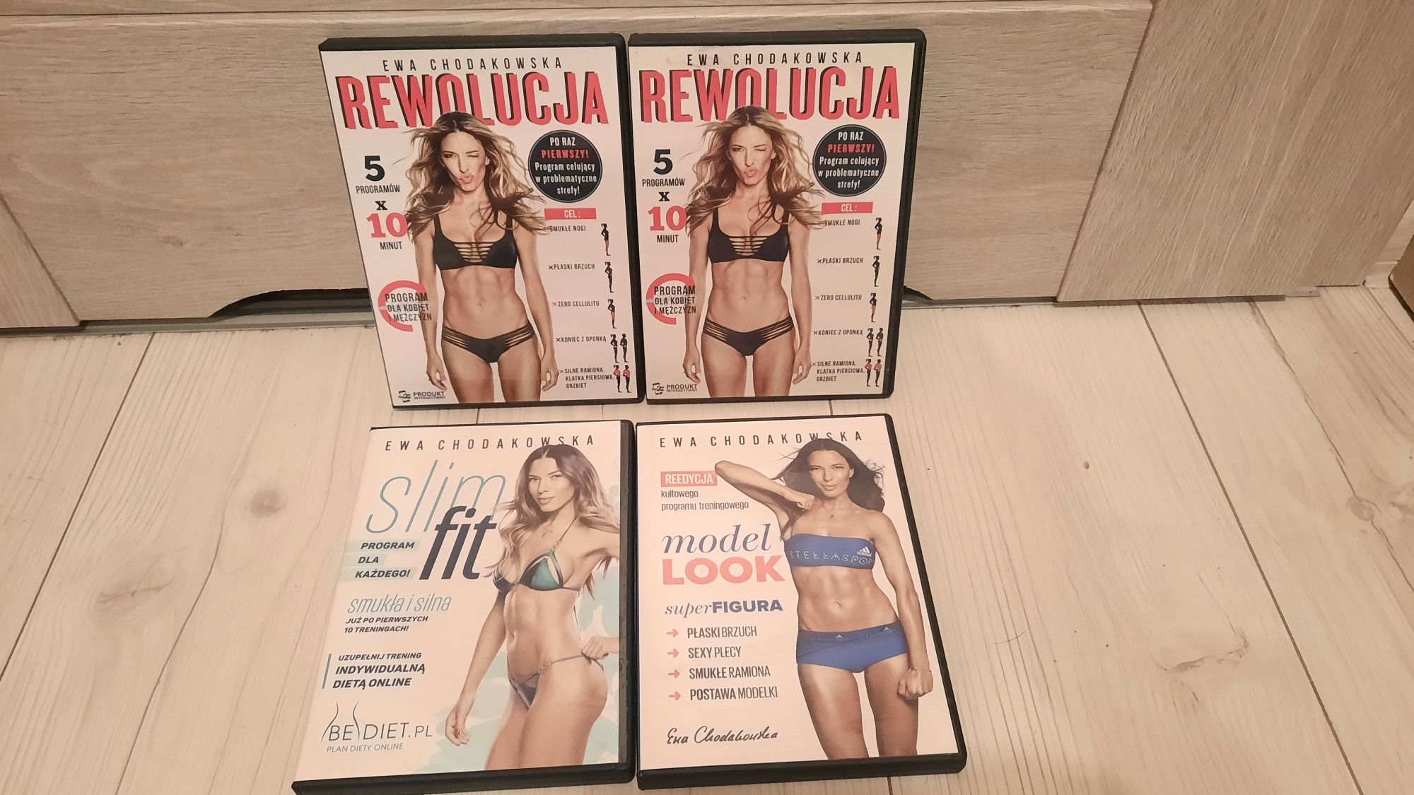 4x dvd Ewa Chodakowska rewolucja slim fit model look