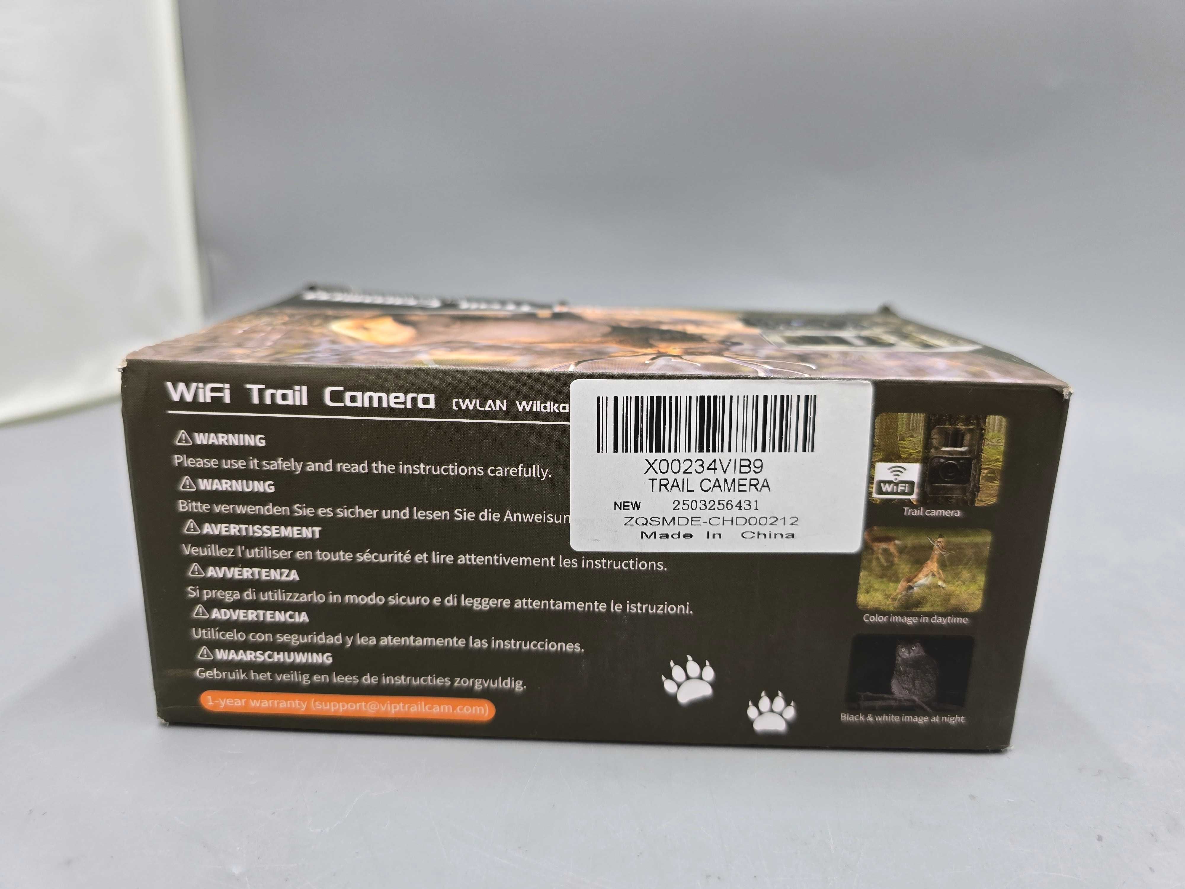 Fotopułapka Kamera Leśna Myśliwska Wifi 48 Megapixel Ip66 1080P Kpl