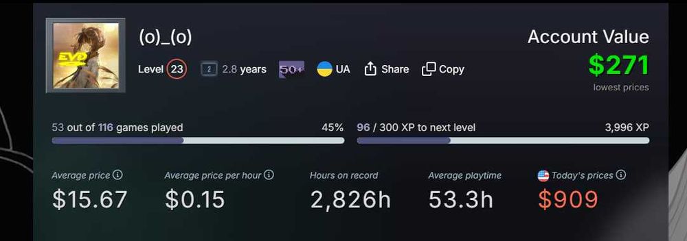 Аккаунт Steam/Стим аккаунт