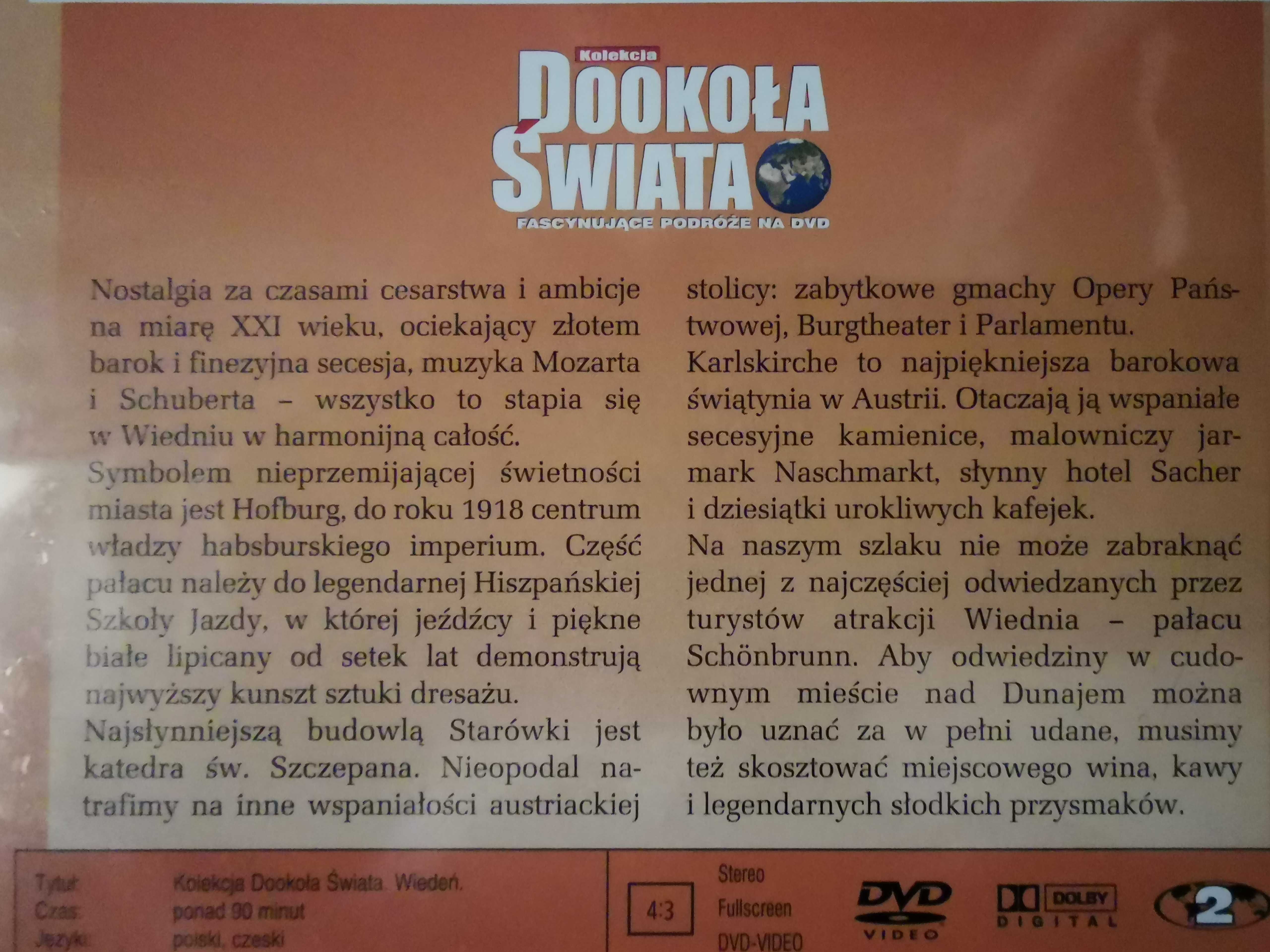 Płyta dvd Fascynujące podróże "Wiedeń"