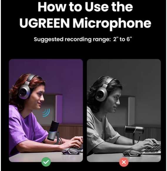 Новый USB микрофон UGREEN CM769