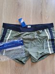 Kąpielówki męskie Atlantic, rozmiar XXL, kolor khaki