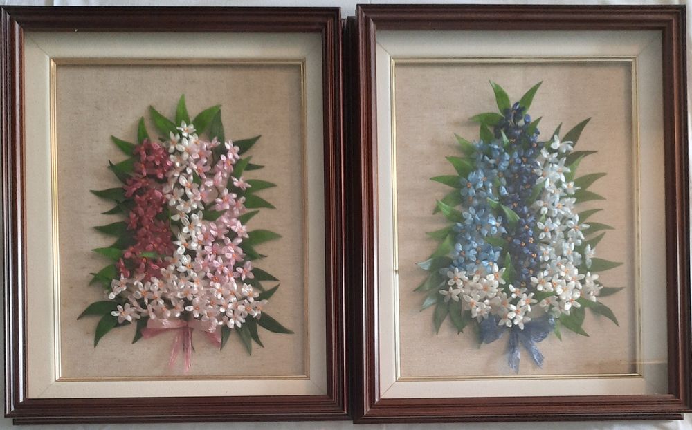 Quadros e travessas de artesanato