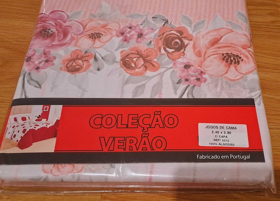 Jogo de Cama Motivo Florar (Novo)