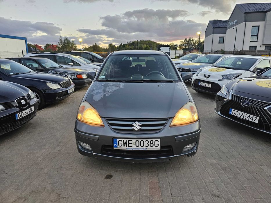 Suzuki Liana 2005r/1.4 DIESEL/90KM/opłaty aktualne/klimatyzacja/HAK