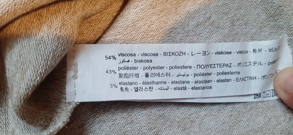 Бежевый базовый джемпер, кофта Zara