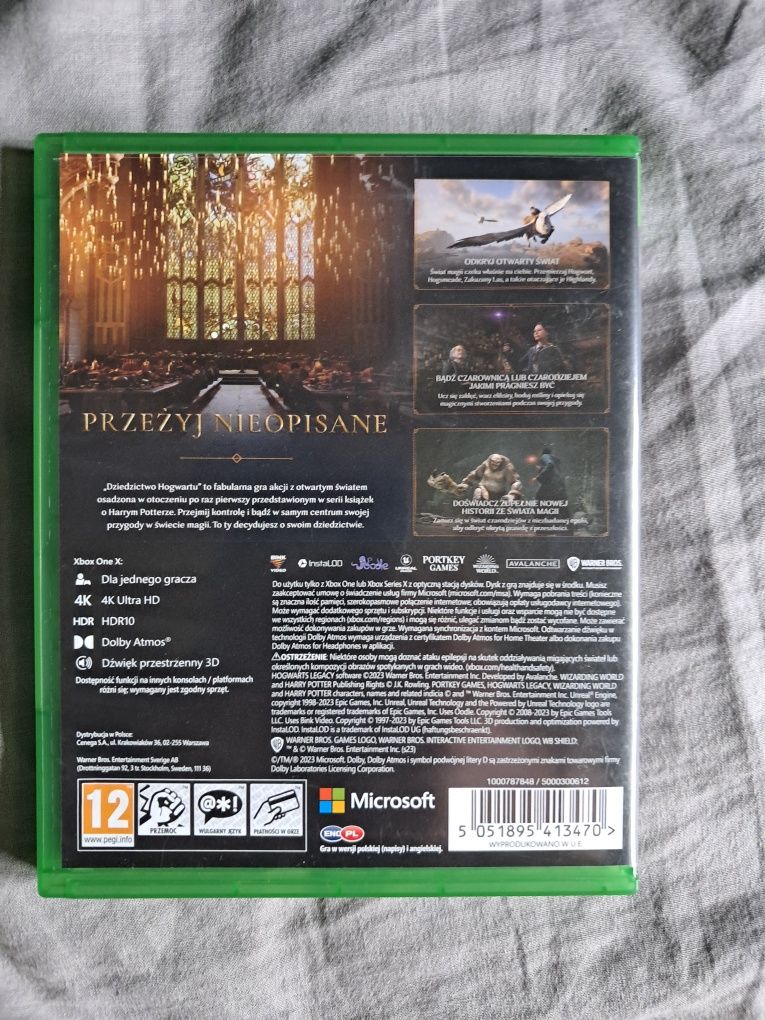 Gra xbox Dziedzictwo Hogwartu