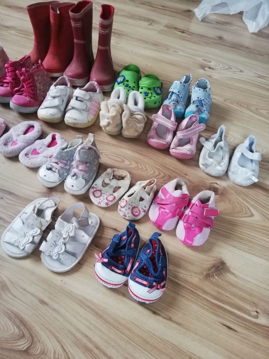 TANIO! paka bucików  dla dziewczynki  zestaw buciki dziewczęce 16-27