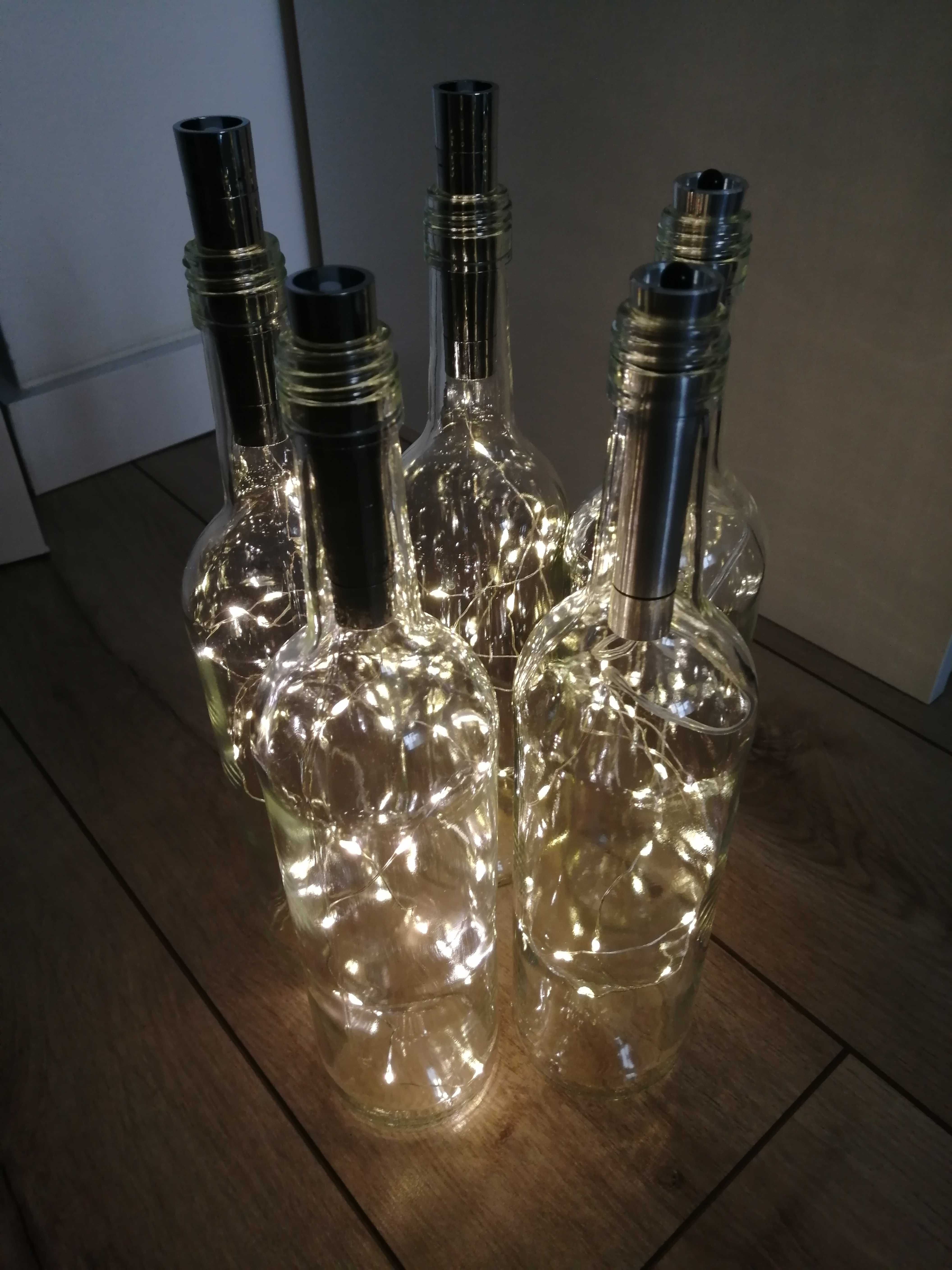 Lampki LED do butelek