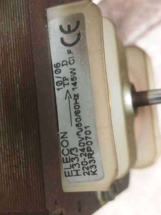 Мотор 3-х скоростой для вытяжки 145W.