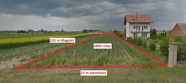 SPRZEDAM LUB ZAMIENIĘ Działka Łęg 2800 m2 Konstancin-Jez.