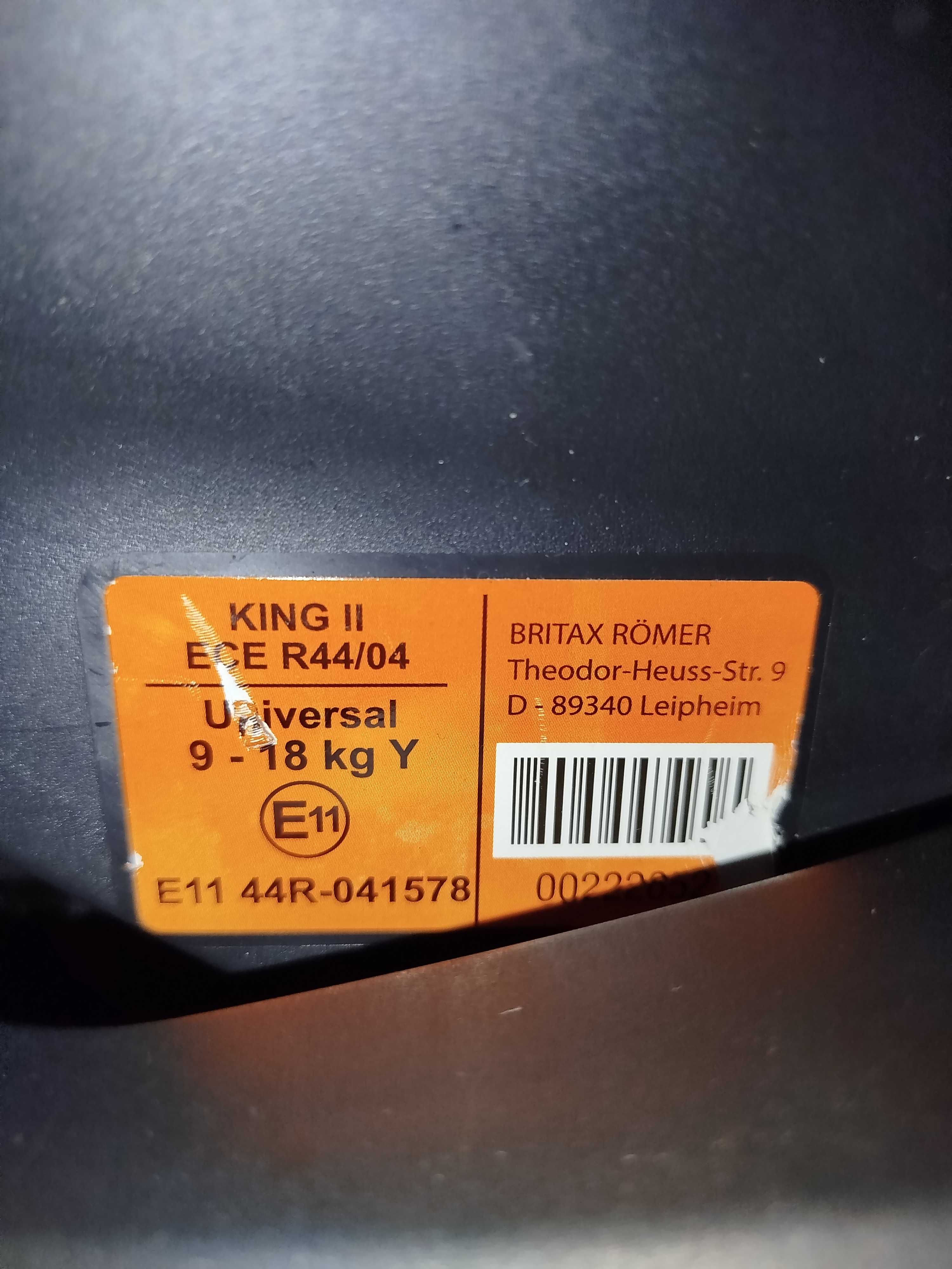 Fotelik britax Romer king2 ls
