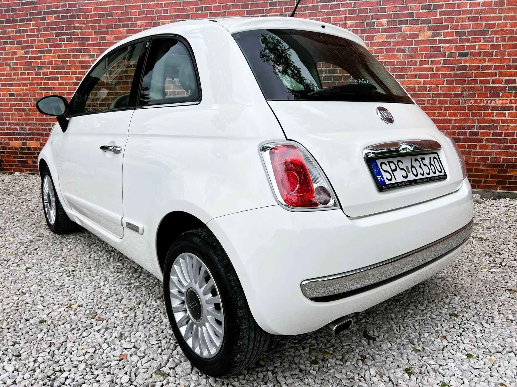 Fiat 500 Lounge panorama bluetooth skóra alu Warszawa gwarancja w cenie #VLKD