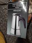 Cafeteira inox 9 ch indução moka