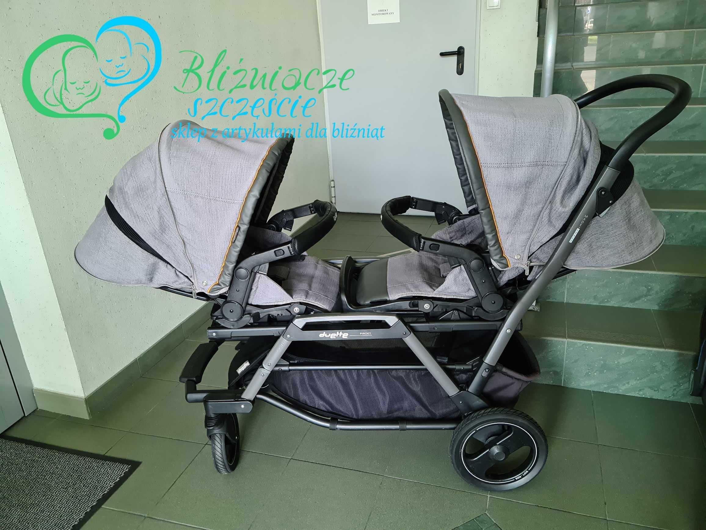 Peg Perego Duette zestaw 4w1 dla bliźniaków KOMIS