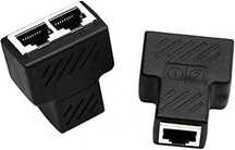 CERRXIAN Rozdzielacz Ethernet RJ45 2 SZT