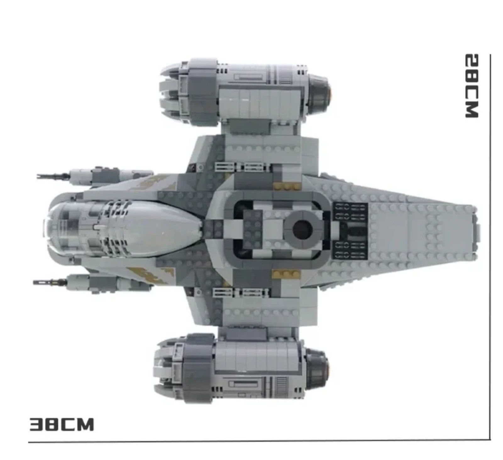 Конструктор 1в1 Lego Star Wars 75292 лезвие бритвы