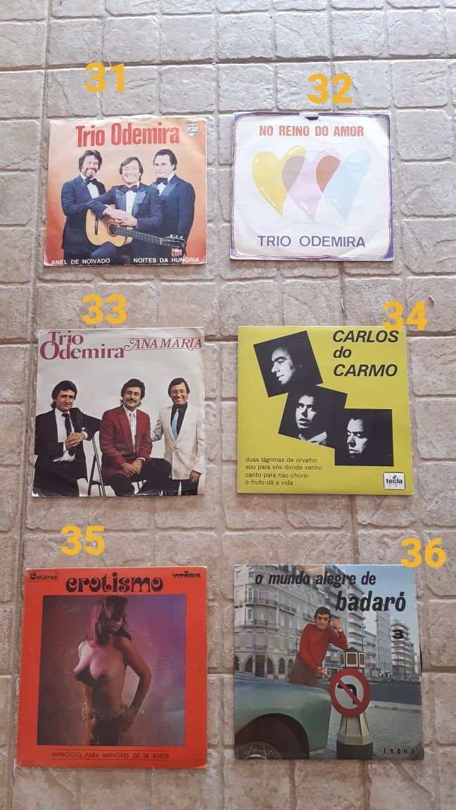 Discos de vinil singles