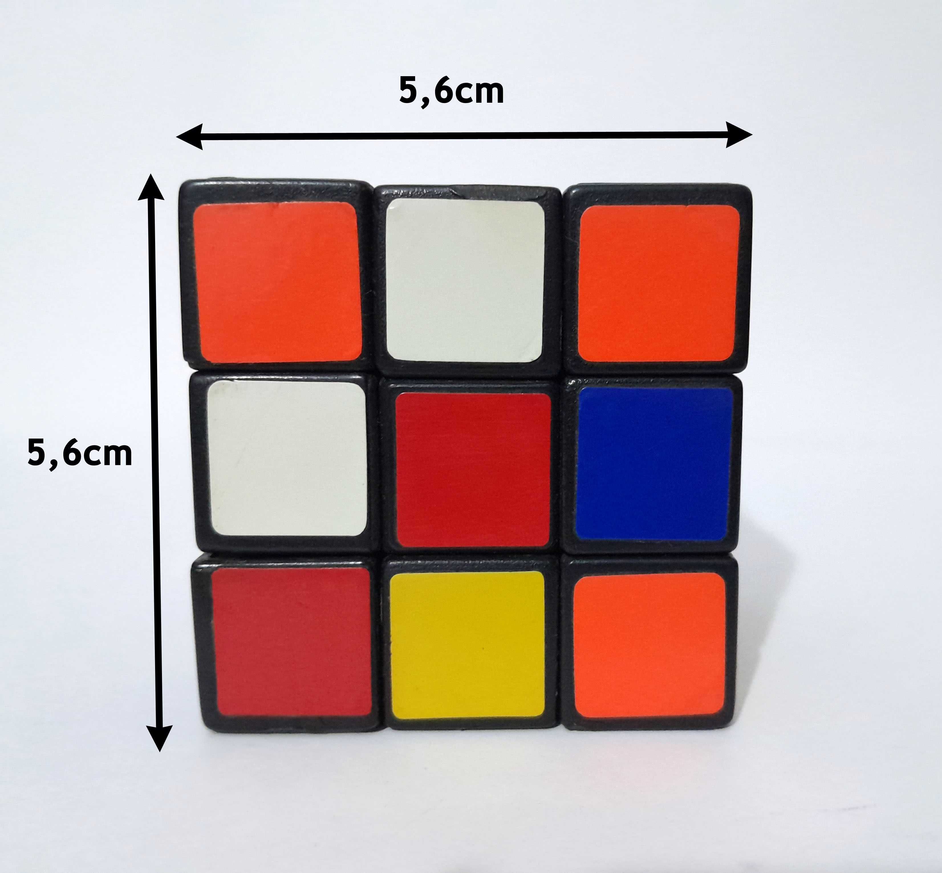 3 Cubos Mágicos 3x3x3 - Tamanhos Normal, Médio e Mini (Anos 80/90)