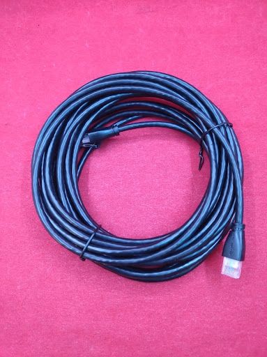 kabel internetowy patchcord amazon basics 7,6 metrów czarny rj - 45