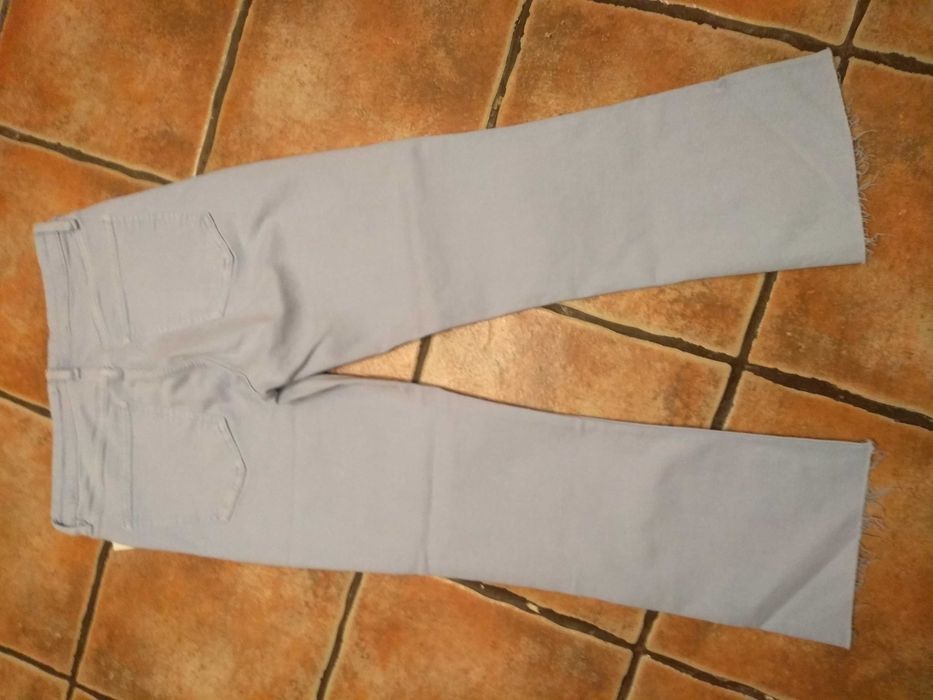 Błękitne jeansy Zara flare 40 M L nowe z metką Cropp flare dżinsy