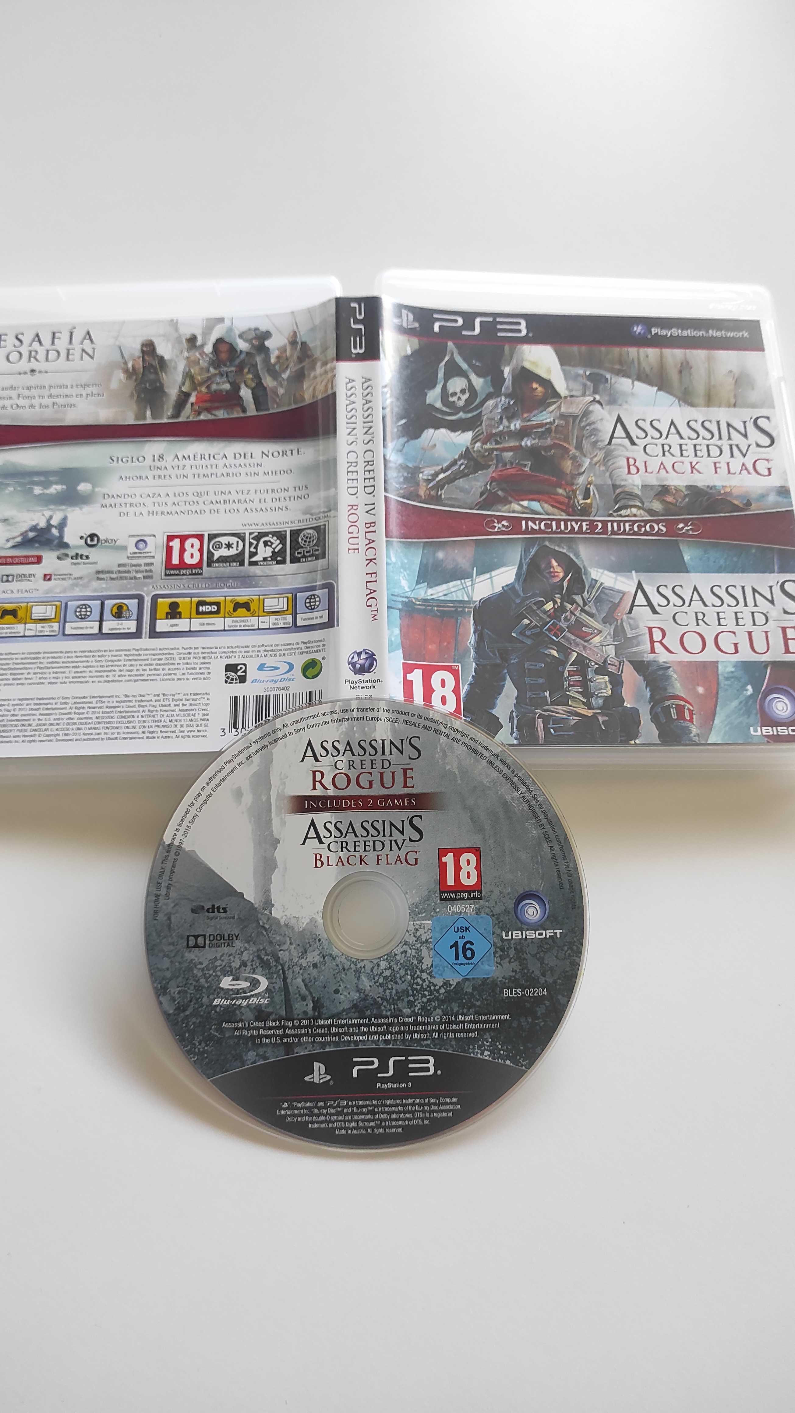 Pack Assassin Creed Black Flag Rogue Ps3