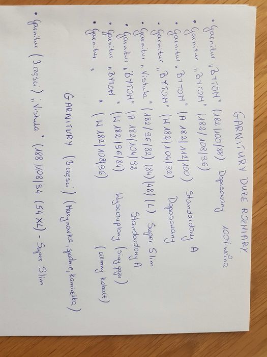 Garnitury męskie garnitur męski komplet BYTOM marynarka spodnie nowy