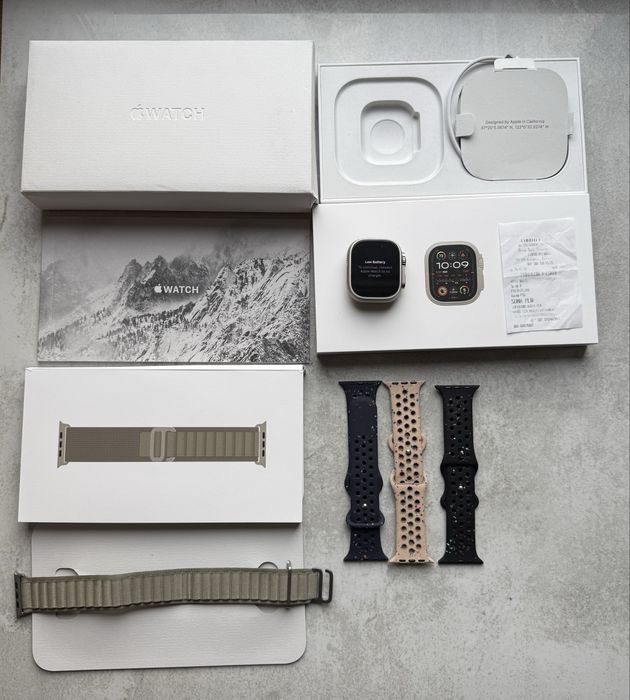 Apple Watch Ultra 2 Gwar. Komplet