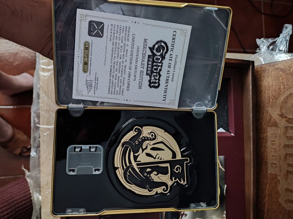 Edição especial numerada Golden Force nintendo switch