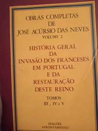 obras completas José Acurcio das Neves