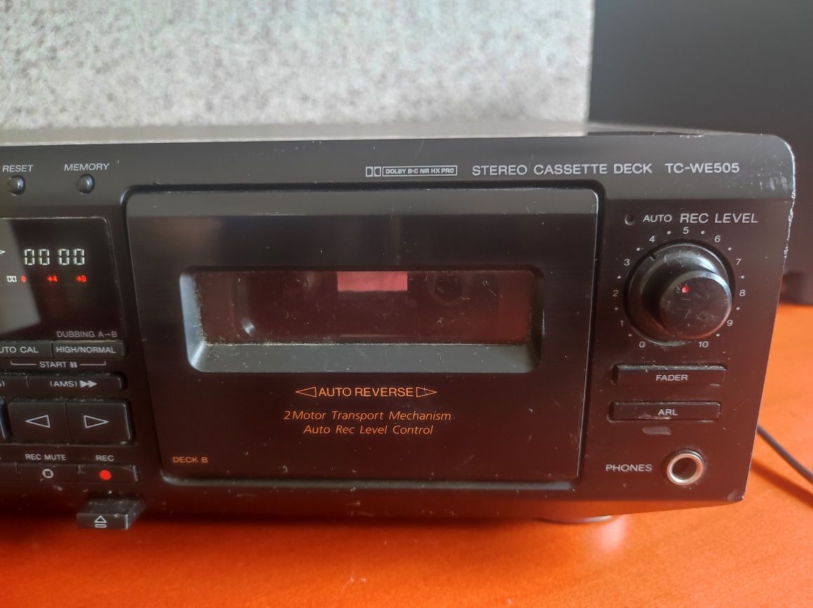 Magnetofon Sony Stereo Cassette Deck TC-WE505