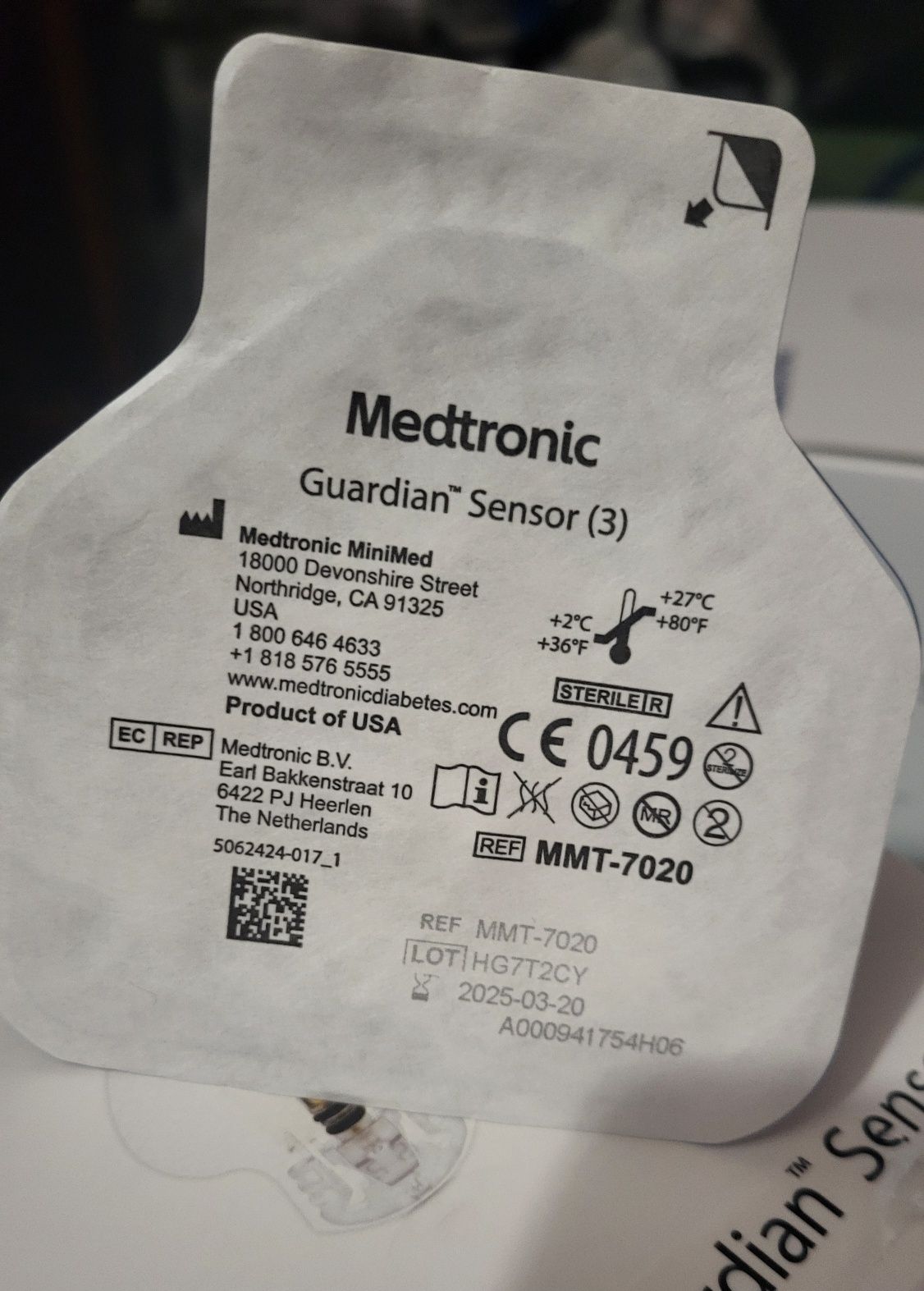 Medtronic Guardian Sensor 3, 4