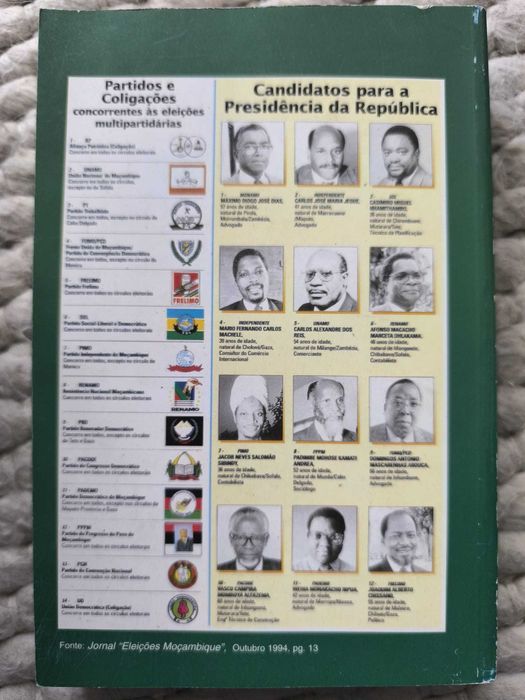 Livro "Eleições, democracia e desenvolvimento" de Brazão Mazula