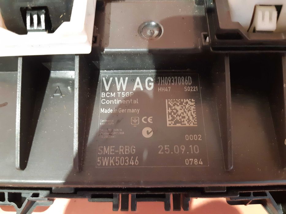 блок комфорта vw t5 блок комфорту Volkswagen T5 GP 2010-7h0937086D