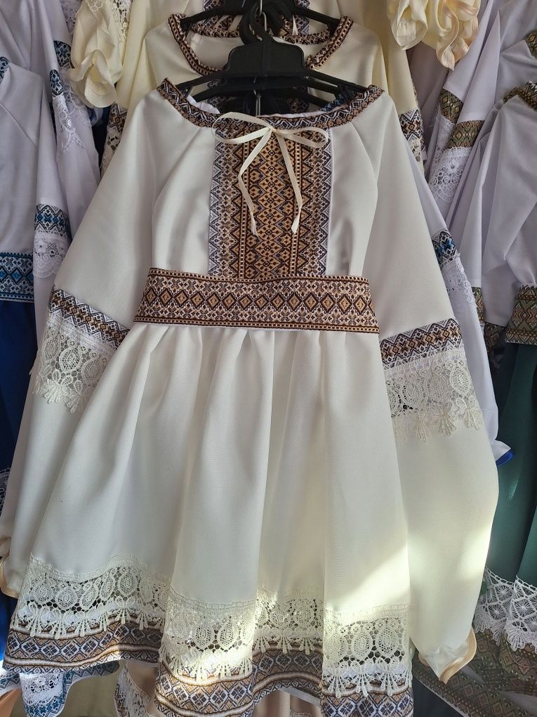 Вишита сорочка, комплект для дівчинки