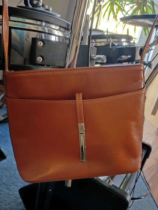 Torebka skórzana nowa na ramię skóra naturalna