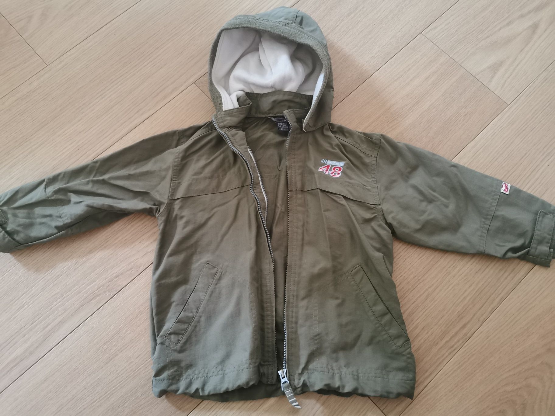 Kurtka dla chłopca h&M 104 khaki brązowa