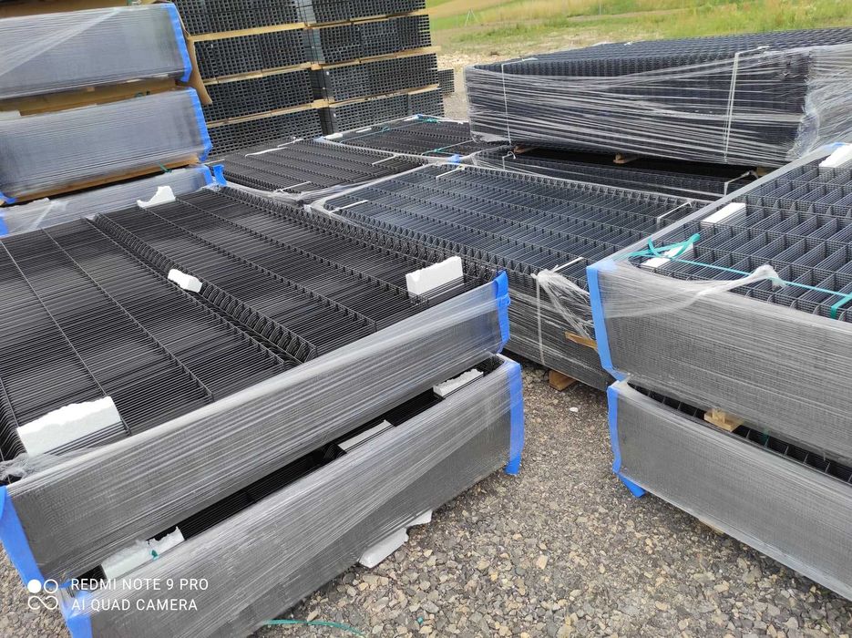 Ogrodzenie panelowe 4mm 123cm 35zł/mb najtaniej dostawa słupek obejma