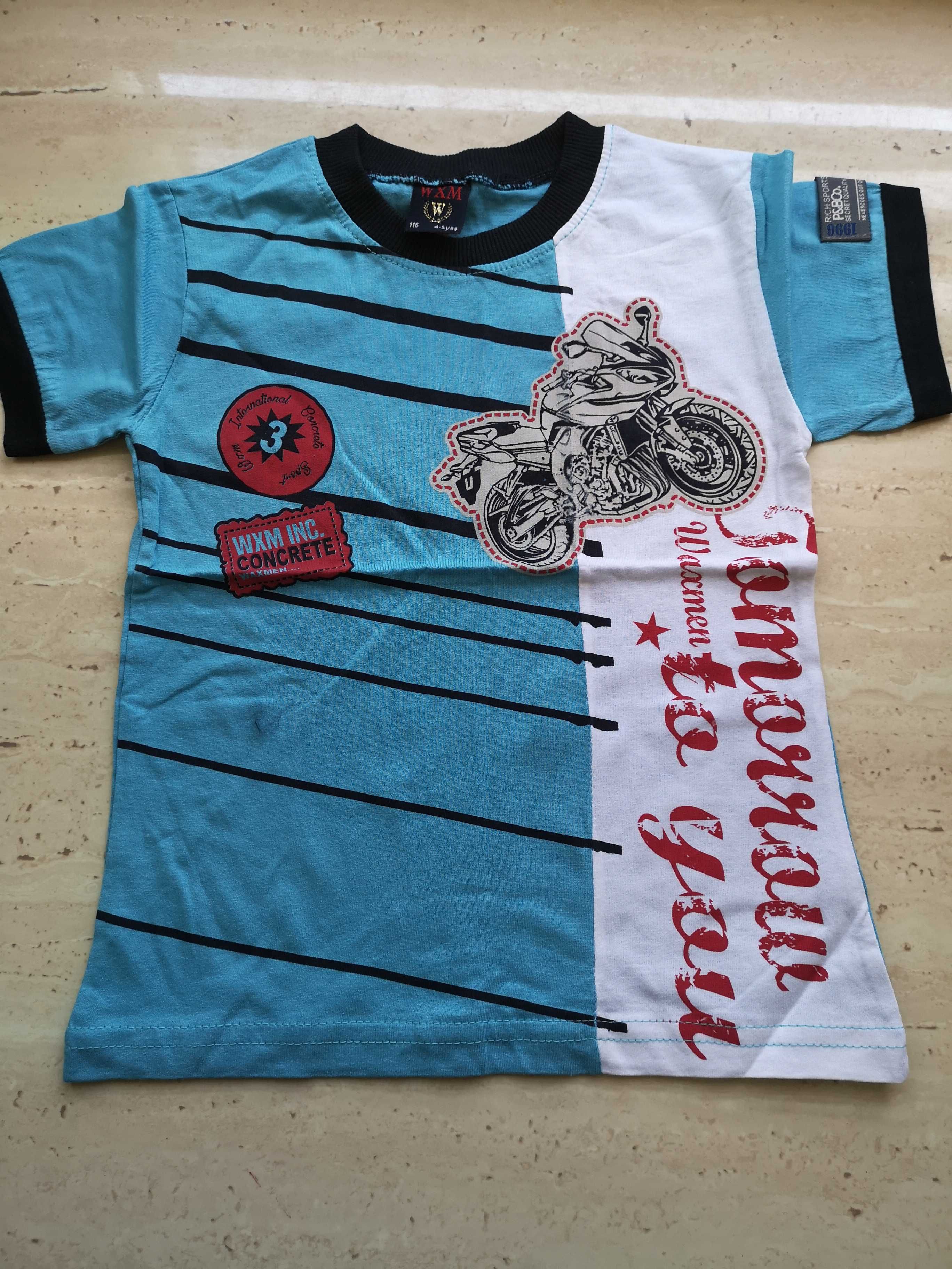 Bluzeczka motor niebieska