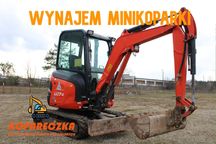 Wynajem minikoparki 2.7T – Kubota/Takeuchi – bez operatora – Białystok