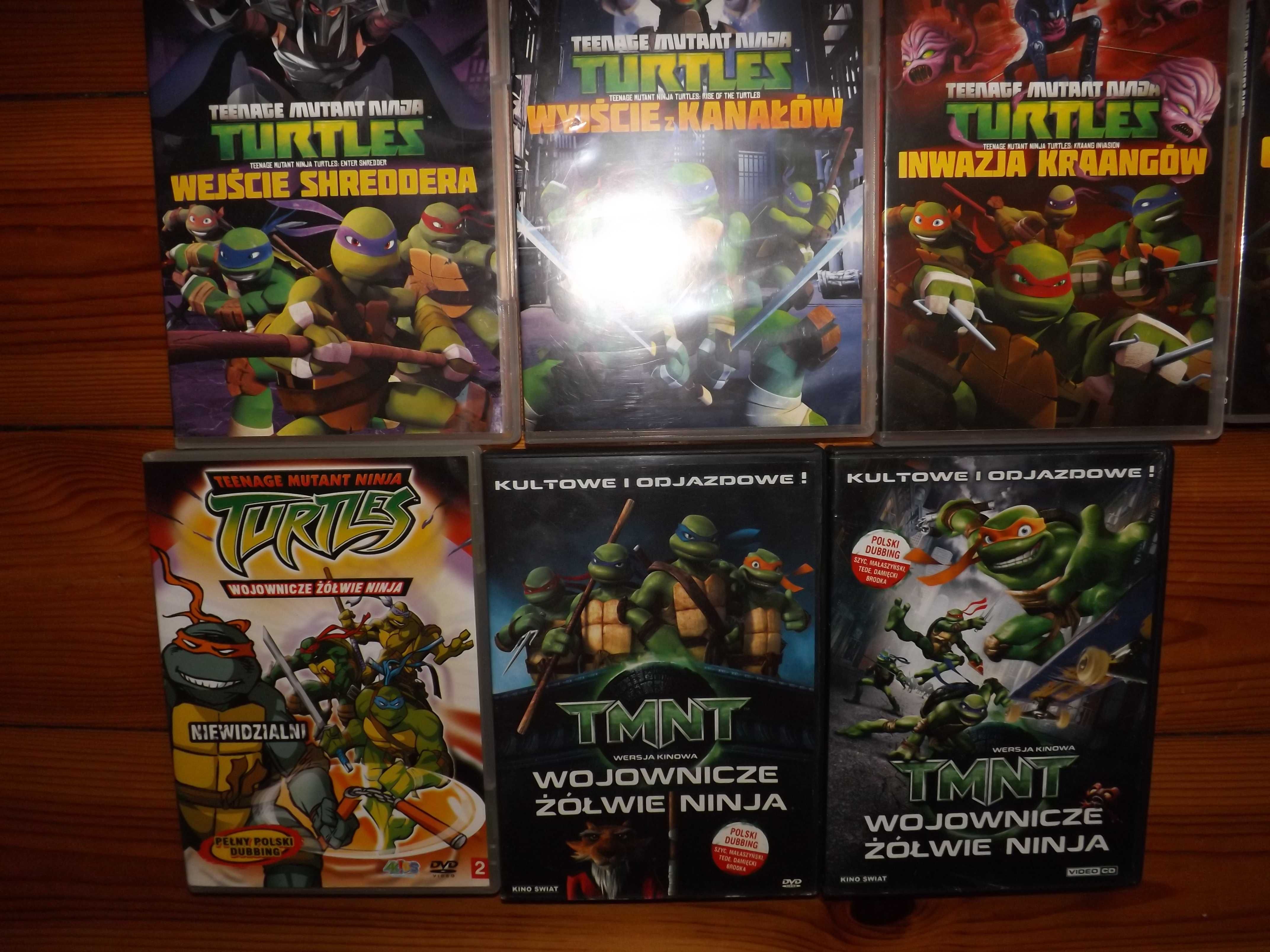 Żółwie Ninja bajki, filmy dvd