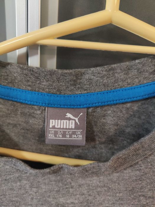 koszulka t-shirt PUMA rozm.  176 cm,  szary