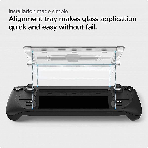 Szkło Hartowane Spigen Glas.tr ”Ez Fit” Steam Deck / Oled Clear