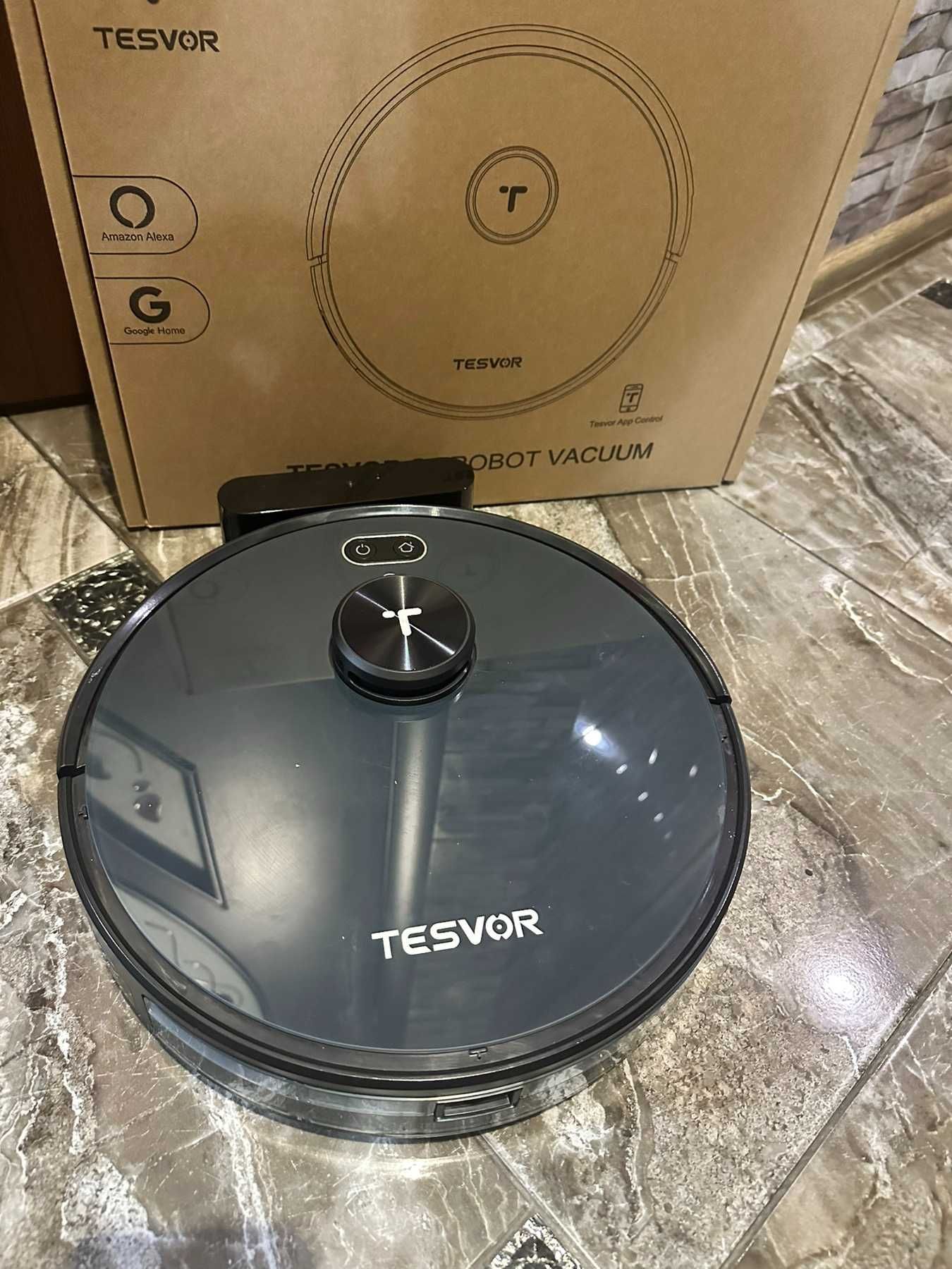 Робот-пилосос Tesvor S4 з лазерною навігацією (сухе прибирання) б\у