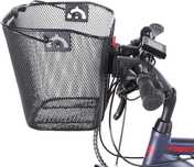 Fischer Uniseks E-Bike Korb 50376 Kosz Rowerowy, Czarny, 26x25x34 cm